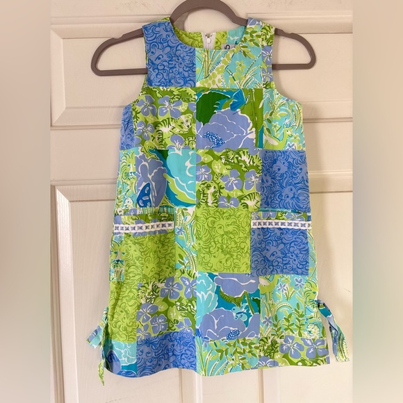 Lilly Pulitzer Other - Lilly Pulitzer Girls vintage style shirt dress size 7